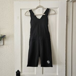 Nautica Women's Competition Active Bodysuit Size Medium, Crisscross Back